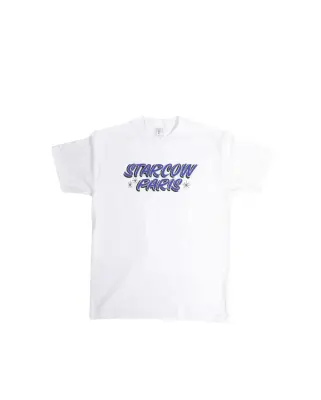 x With Vivid Color Deck Tee White Blue — photo 1