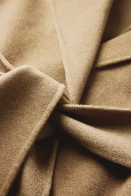 MANTEAU WINDSOR CAMEL CHINÉ — photo 5