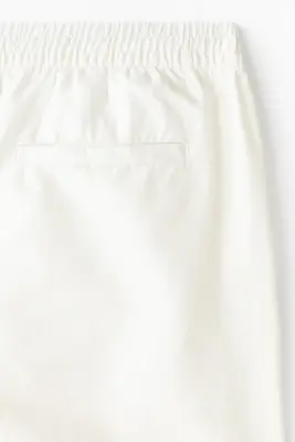 Short Regular Fit en lin mélangé - Blanc — photo 4