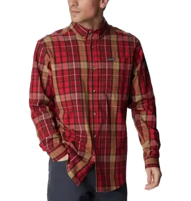 COLUMBIA RAPID RIVERS CHEMISE CARREAUX Rouge — photo 5