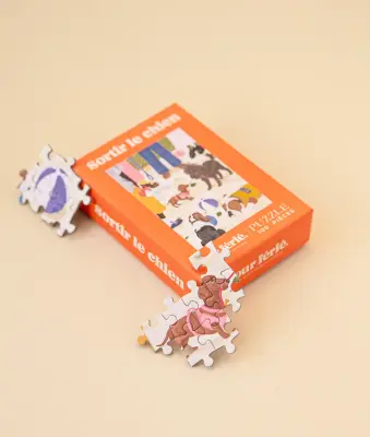 Mini puzzle Sortir le chien – 100 pièces – Jour Férié — photo 4