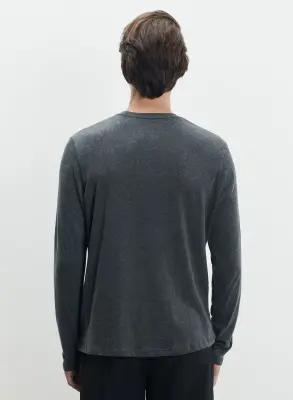 T-shirt en coton et cachemire — photo 3