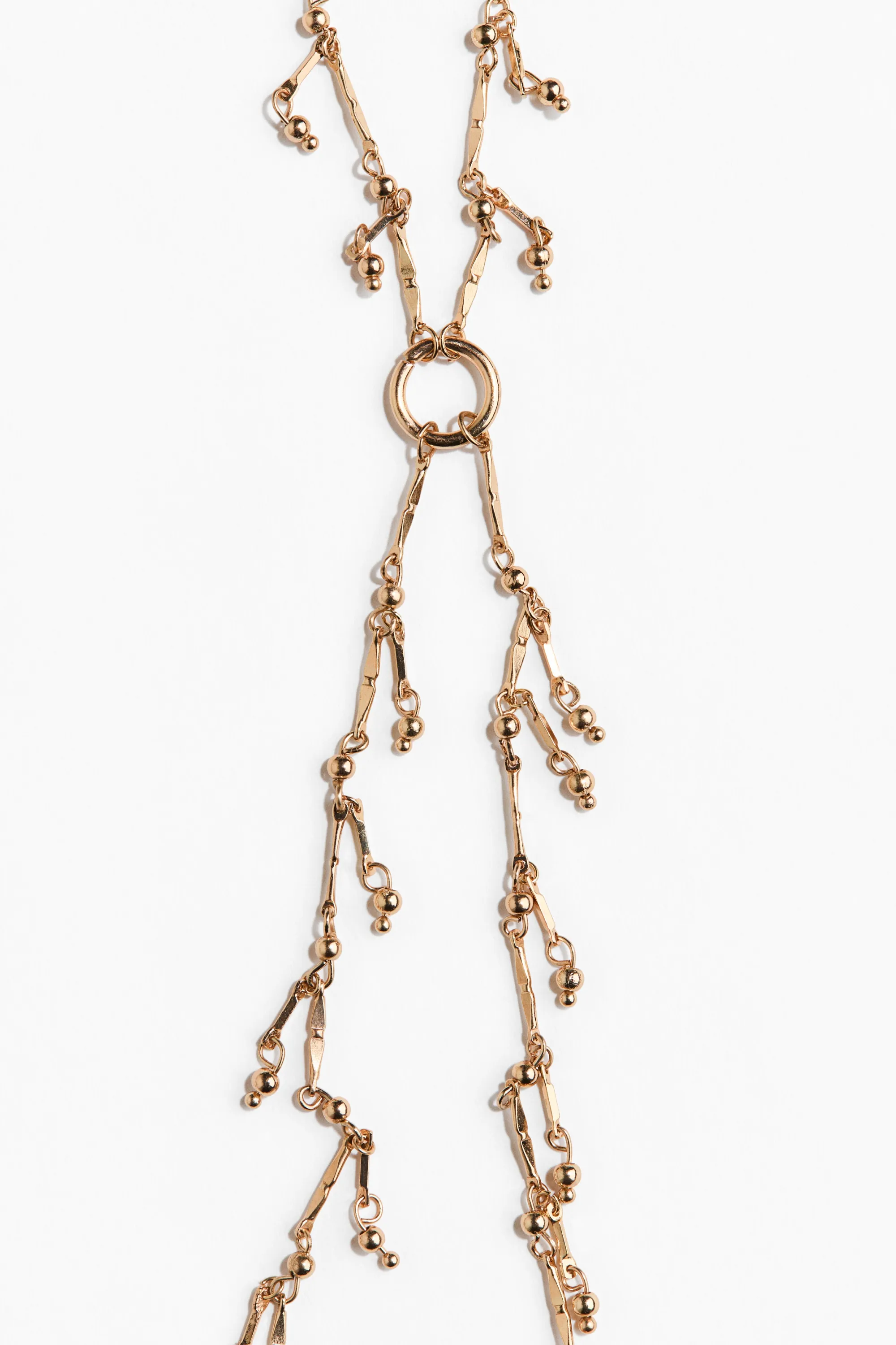 Collier Y - Doré