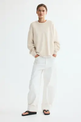 Pull - Beige clair chiné — photo 1