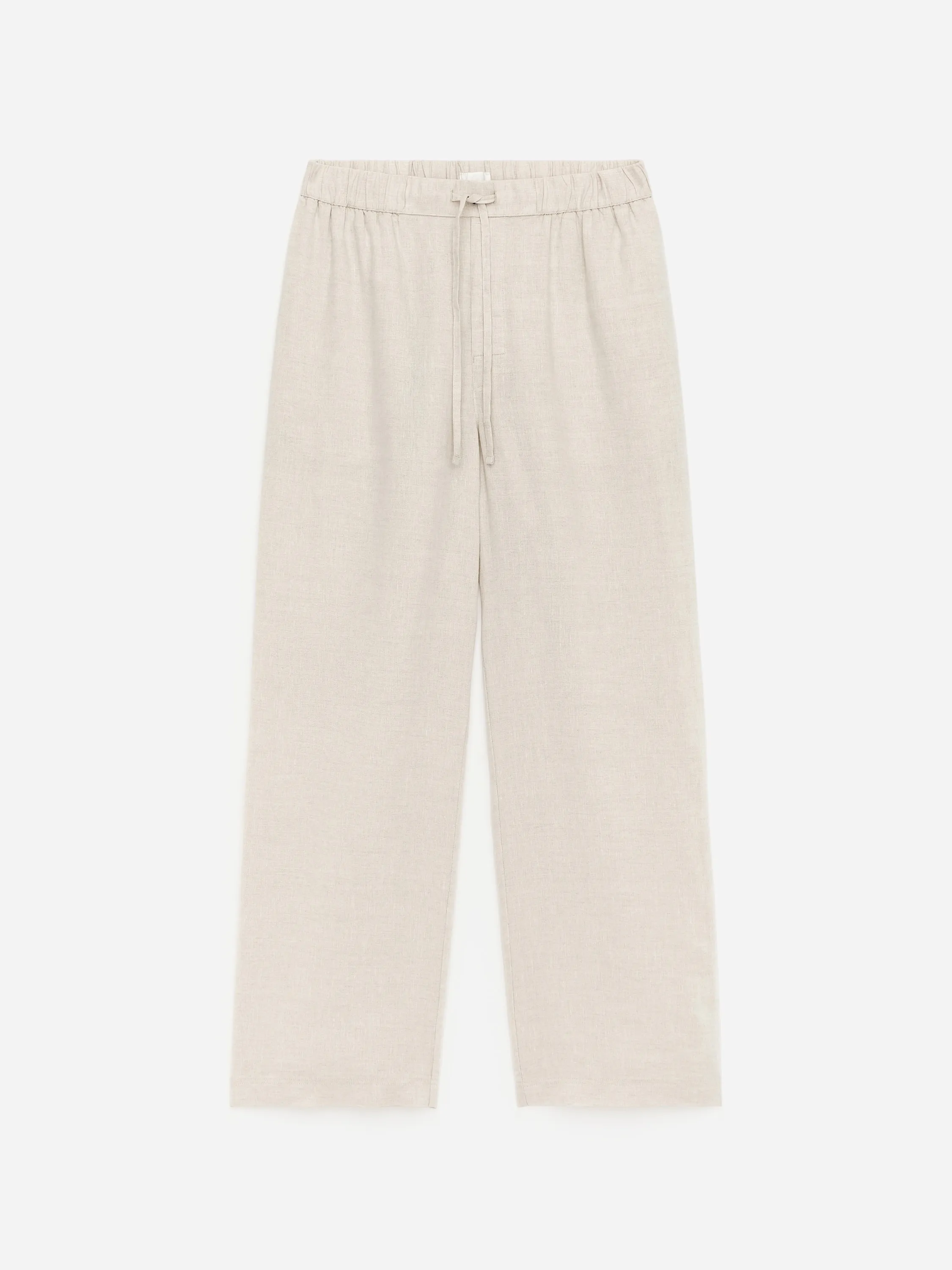 Pantalon en lin décontracté - Beige