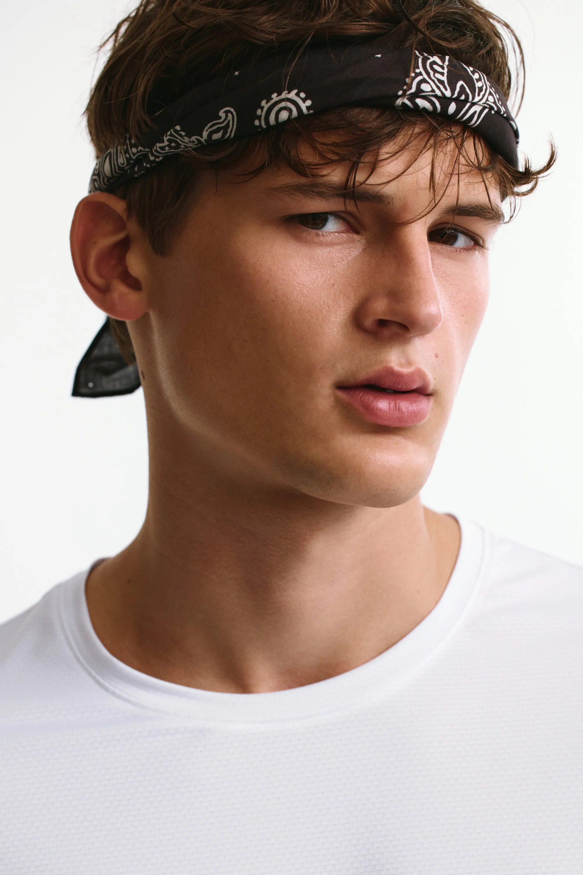 T-shirt de sport à manches longues DryMove™ - Blanc