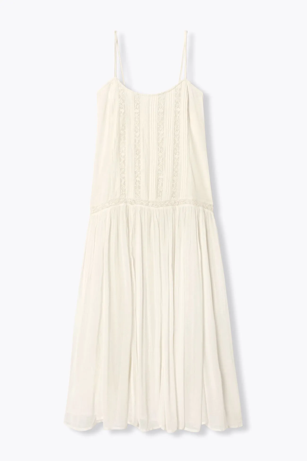 Robe longue à fines bretelles