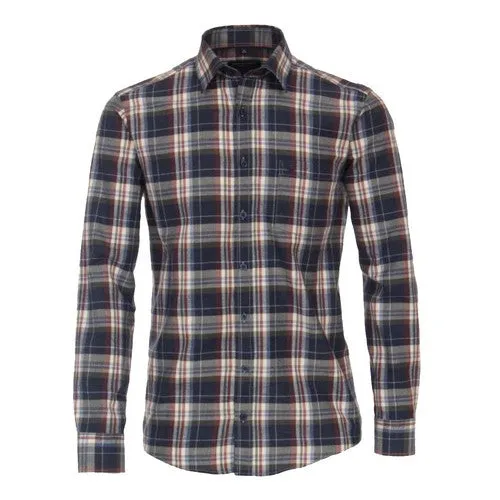 CASA MODA CHEMISE CARREAUX Marine