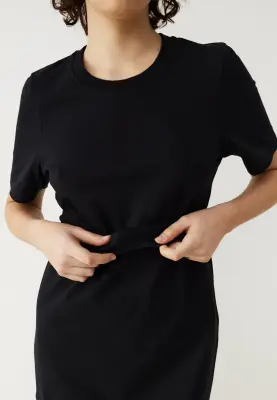 La robe t-shirt - Noir — photo 2