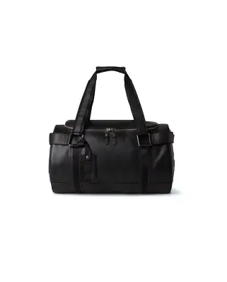 Base Camp Duffel Leather SE TNF Black — photo 3