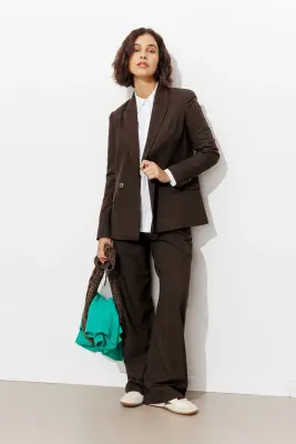 Veste de tailleur rayée Femme — photo 5