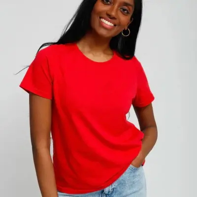 T-shirt Mauricette rouge — photo 3