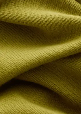 Pull en cachemire et coton - Vert kaki — photo 1