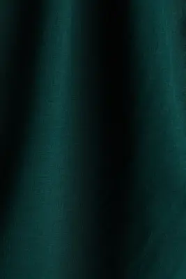 Top à effet drapé avec écharpe - Vert foncé — photo 4
