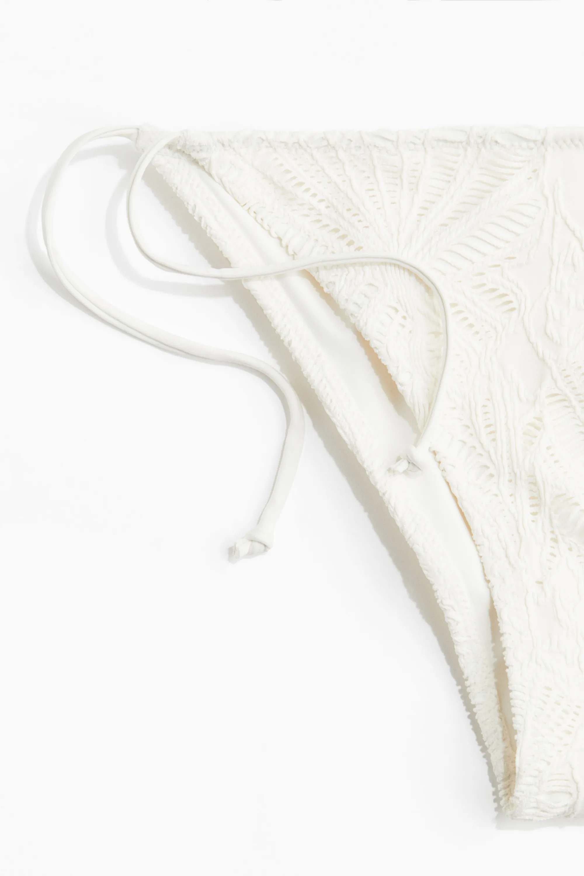 Bas de maillot Tanga à nouer - Blanc