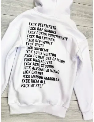 Sweat FXCK Blanc — photo 2