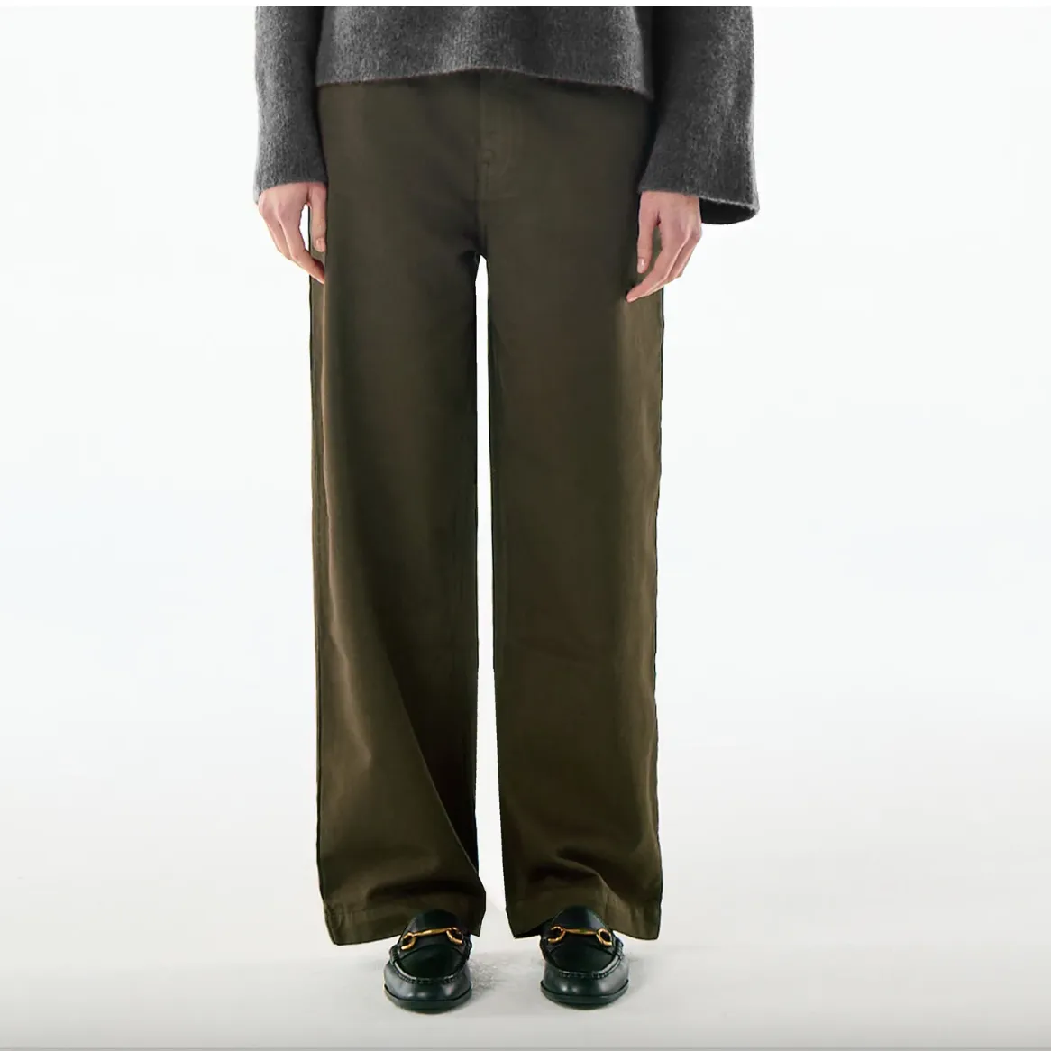 Pantalon brindisi kaki - Belle Pièce