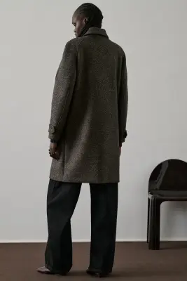MANTEAU SIMBA MARRON/NOIR — photo 2