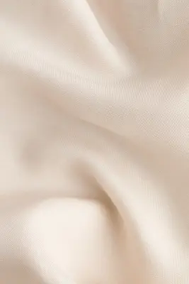 Pantalon barrel en lin mélangé - Crème — photo 3