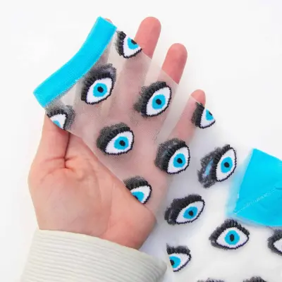 Chaussettes transparentes Oeil (au choix) – Coucou Suzette — photo 3