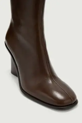 BOTTINES LOLLIE MARRON FONCÉ — photo 4