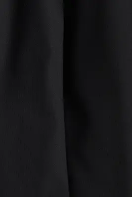 Pantalon chic Regular Fit en lin mélangé - Noir — photo 2