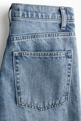 Barrel High Ankle Jeans - Bleu denim clair — photo 5