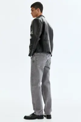 Regular Jeans - Gris denim — photo 4