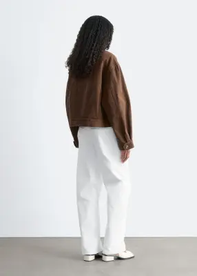 Veste utilitaire en coton - Marron foncé — photo 4