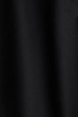 Top en popeline avec détail à nouer - Noir — photo 5