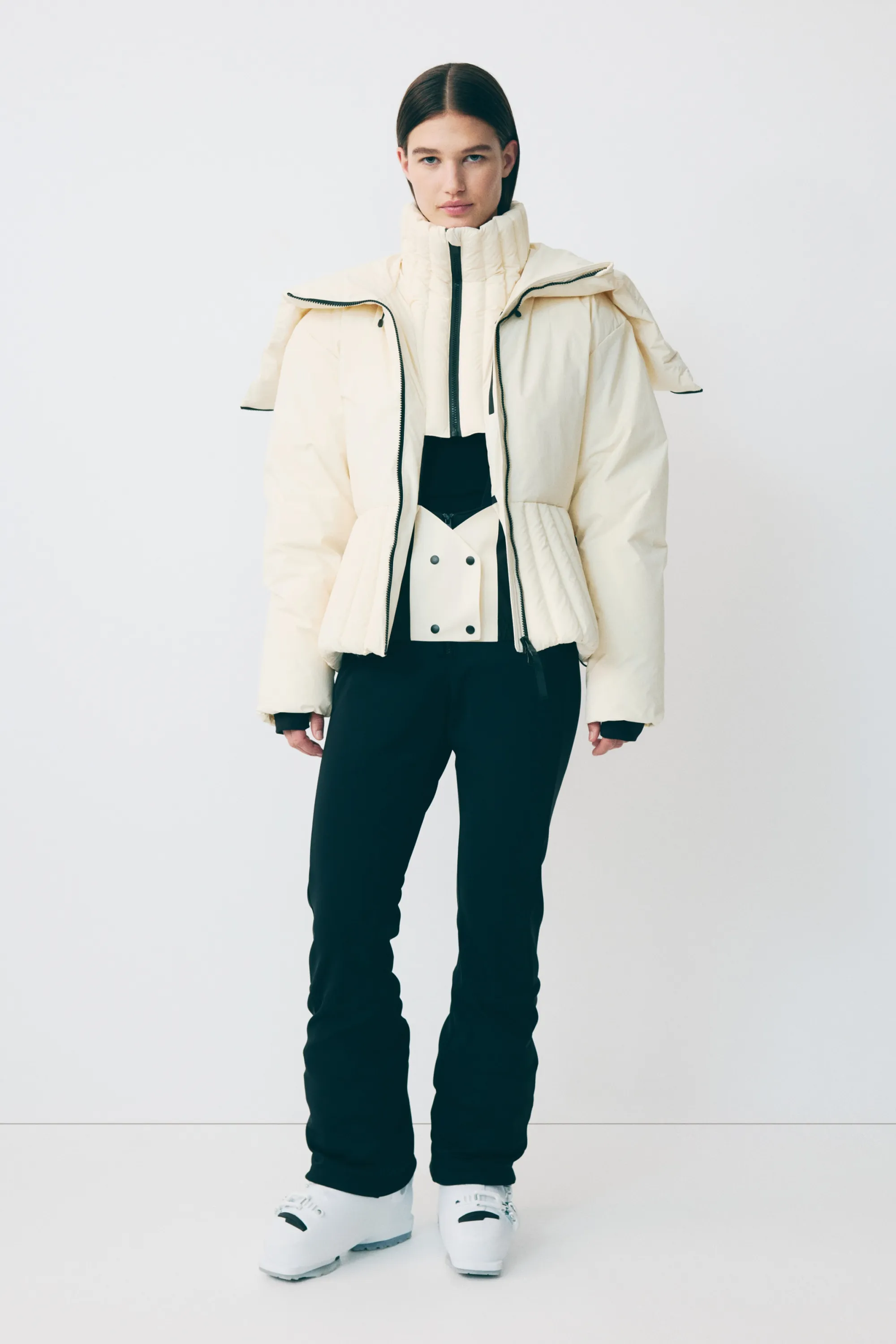 Veste de ski matelassée ThermoMove™ - Beige