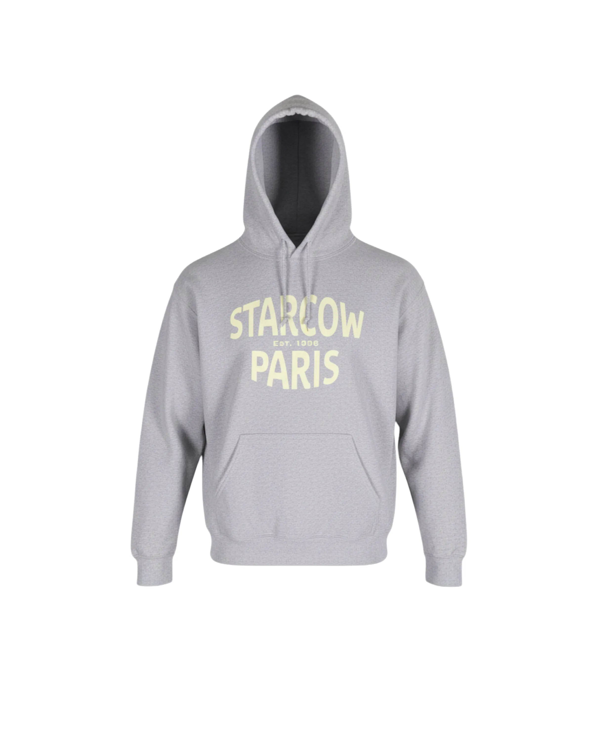 Paris City Hoodie Grey