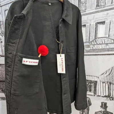 Veste de travail en moleskine ancestrale — photo 2