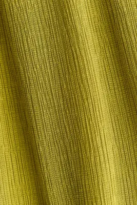 Pantalon large à effet froissé - Vert olive — photo 3