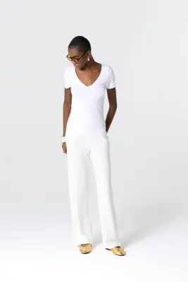 T-shirt en viscose et élasthanne — photo 2