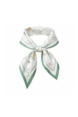 Flora Silk Twill Scarf — photo 5