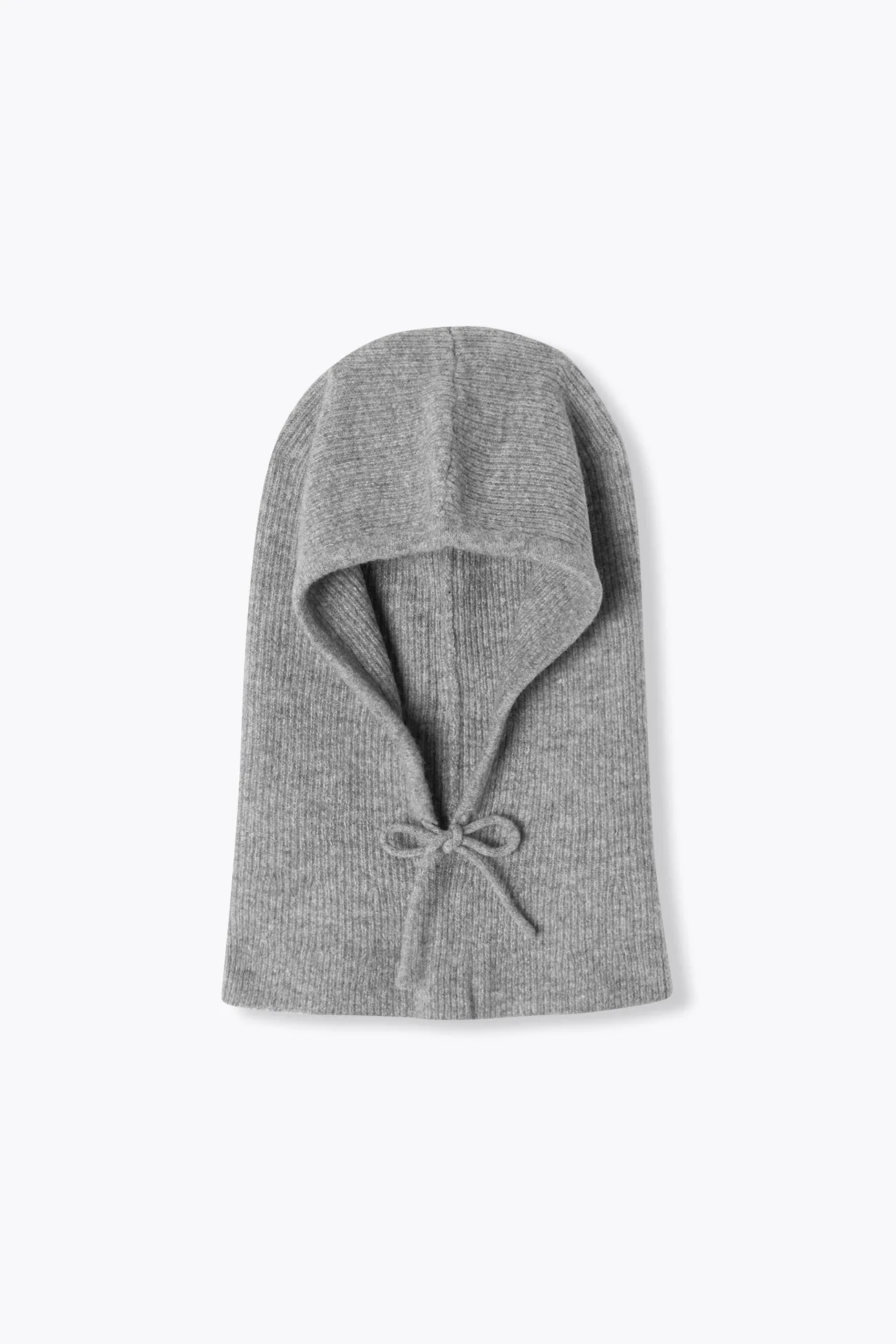 Cagoule en maille côtelée