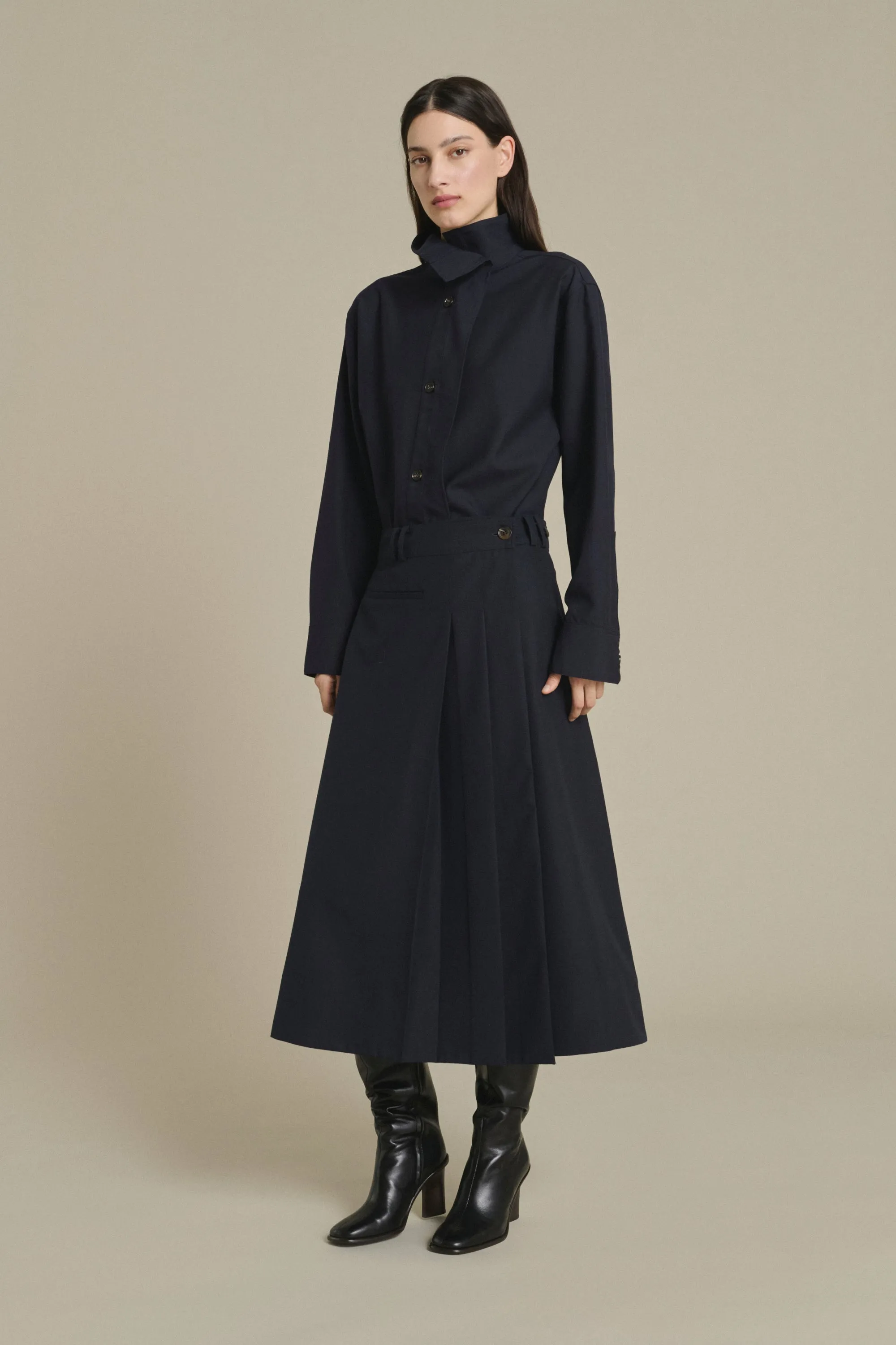 JUPE VARNA BLEU NUIT