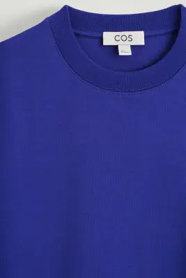 T-SHIRT ÉLÉGANT - BLEU COBALT — photo 3