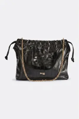 Sac Amaïa froissé noir