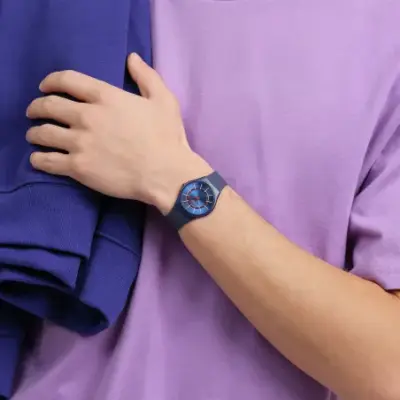 Montre Swatch Skin SS08N117 - VERY JAZZY BERRY — photo 4