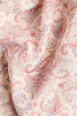 Robe tunique oversize - Rose clair/motif cachemire — photo 4
