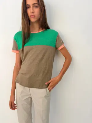 Patched Linen Short-Sleeve — photo 4