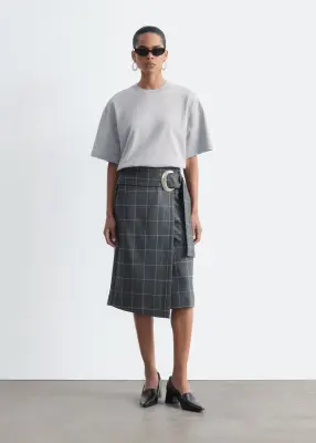 T-shirt en coton - Gris — photo 2