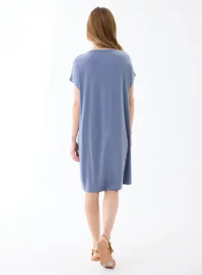 Robe en cupro et élasthanne — photo 2