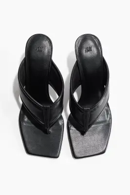 Sandales à talon compensé - Noir — photo 2