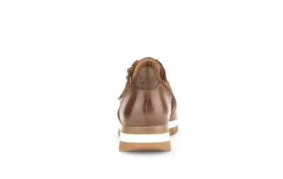 Baskets Gabor 76.438.31 Marron - Cuir Lacets Zip Grande Pointure Femme — photo 4