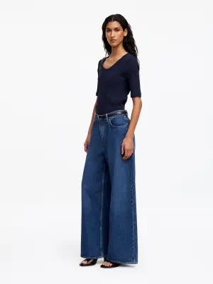 Jean large oversize CEDAR - Bleu — photo 1