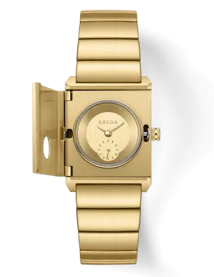 BREDA PULSE LOCKET GOLD — photo 1