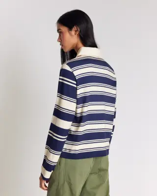 Tee-Shirt Maria rayures bleu marine et écru — photo 5